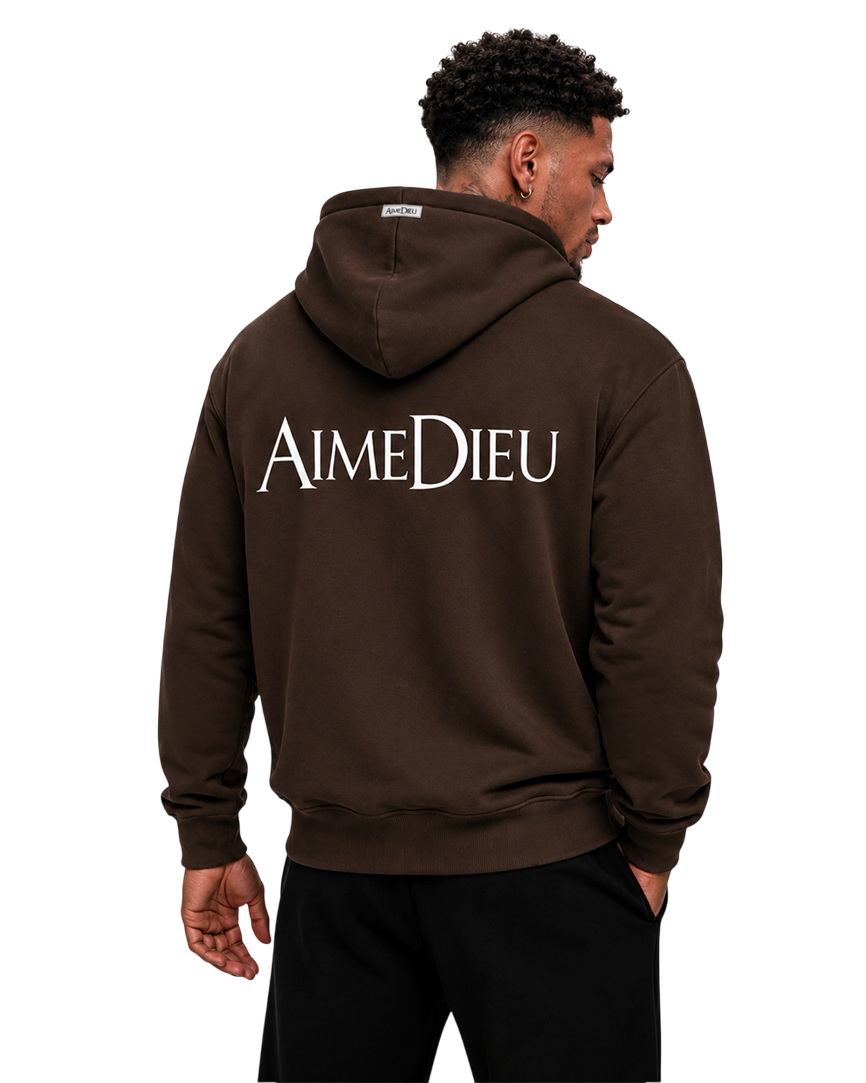 Oversized Graphic Hoodie - Paris Print AIMEDIEU
