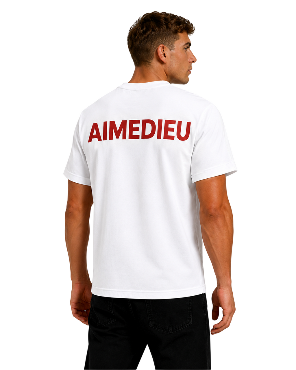 Heavyweight Oversized Tee - AIME Print AIMEDIEU