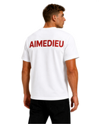 Heavyweight Oversized Tee - AIME Print AIMEDIEU