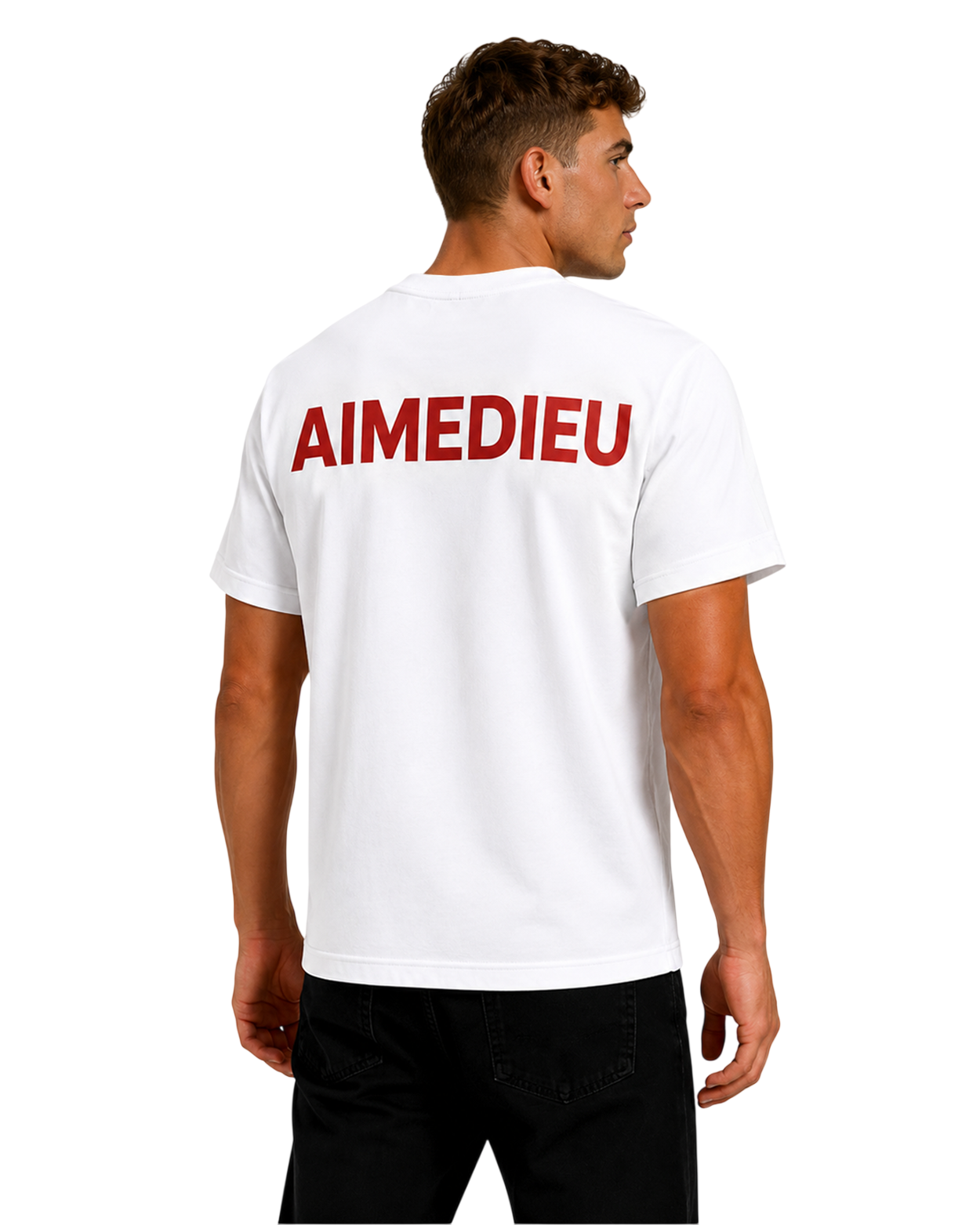 Heavyweight Oversized Tee - AIME Print AIMEDIEU