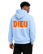 Mens Relaxed Paint Print Hoodie AIMEDIEU