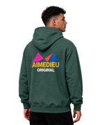 Regular Back Graphic Print Hoodie AIMEDIEU