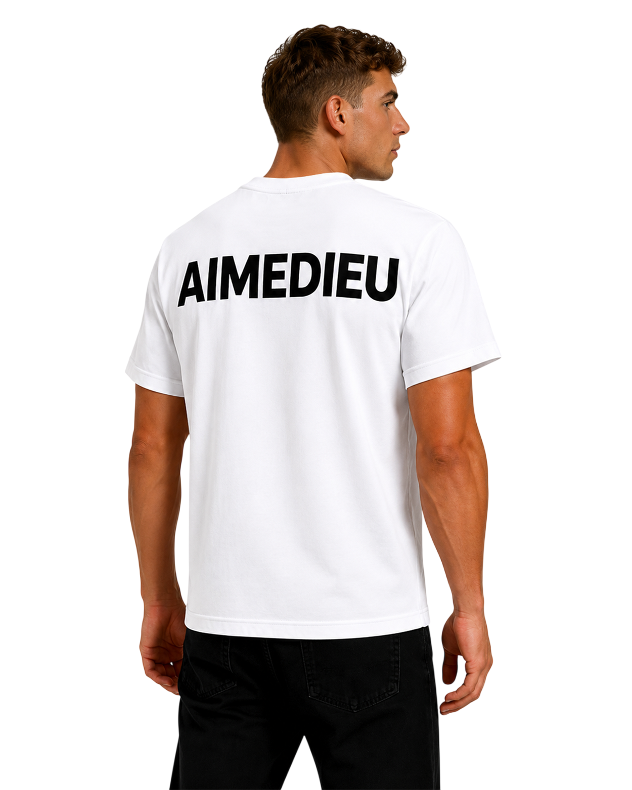 Heavyweight Oversized Tee - AIME Print AIMEDIEU