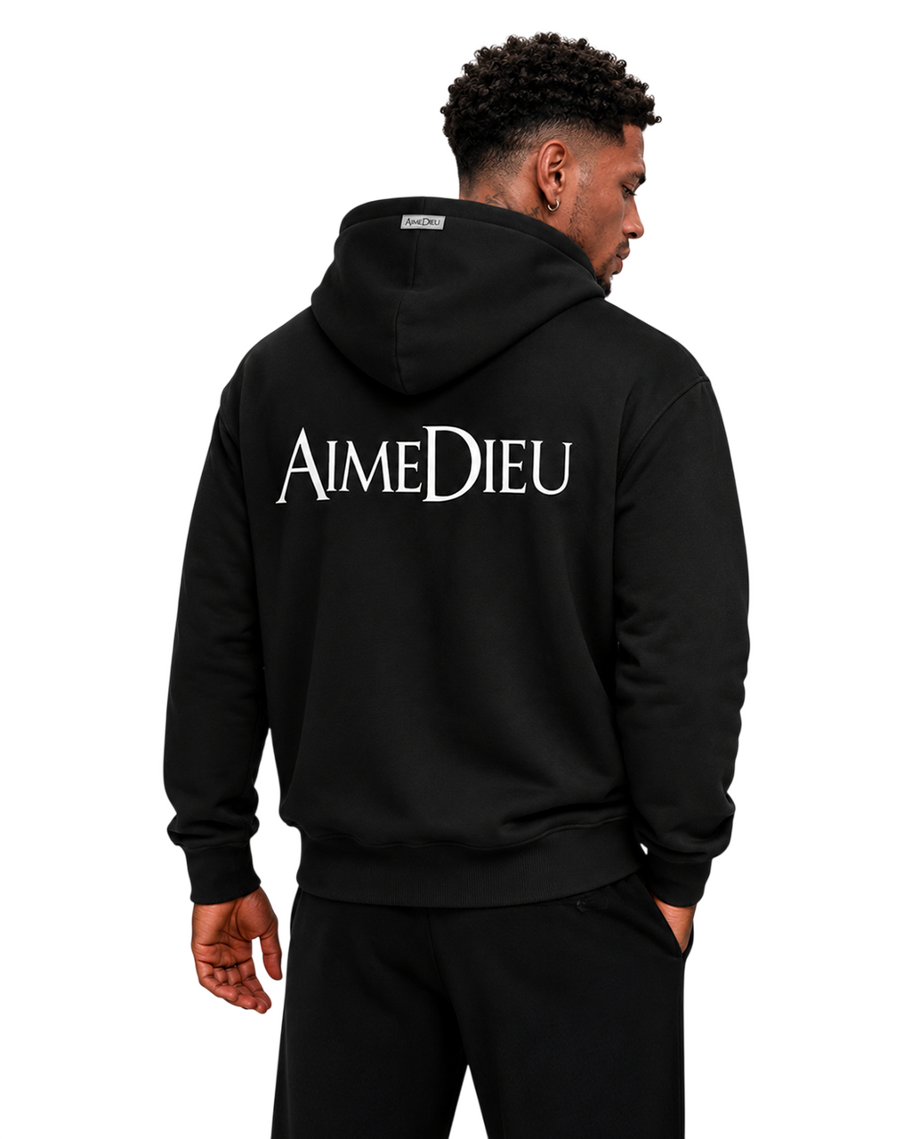 Oversized Graphic Hoodie - Paris Print AIMEDIEU