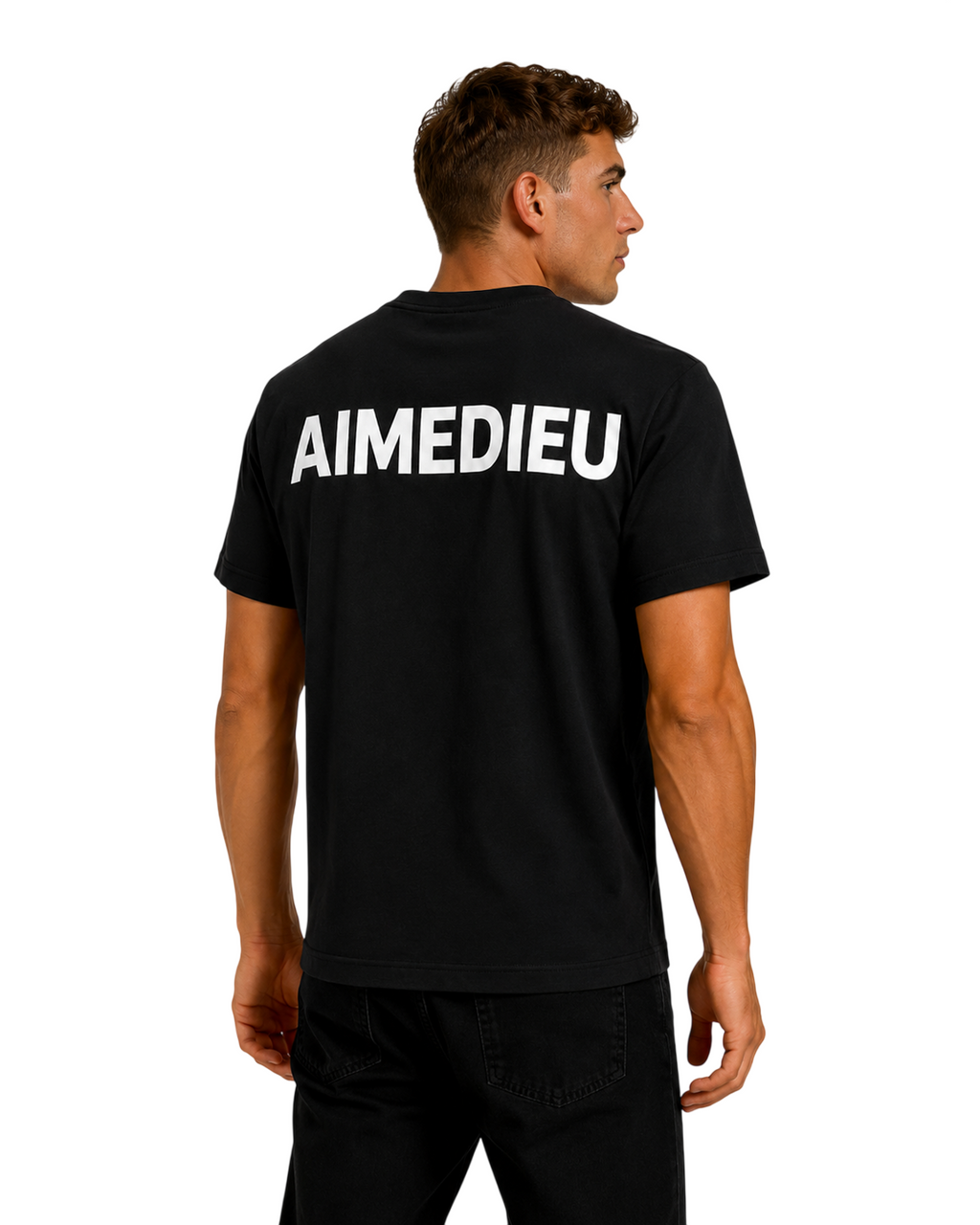 Heavyweight Oversized Tee - AIME Print AIMEDIEU