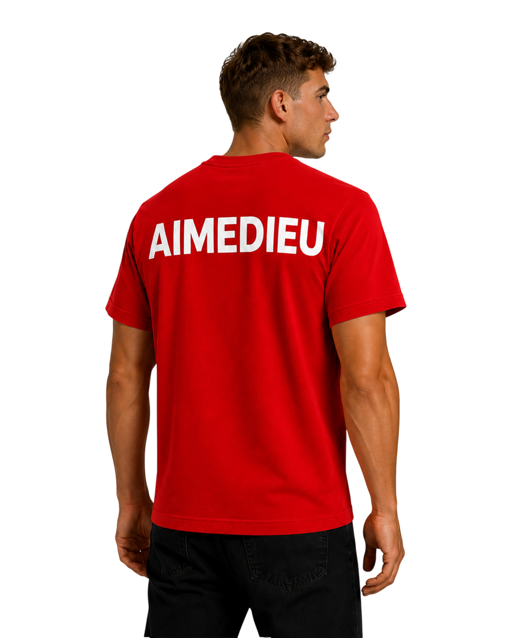 Heavyweight Oversized Tee - AIME Print AIMEDIEU