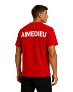 Heavyweight Oversized Tee - AIME Print AIMEDIEU