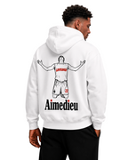 Relaxed Statement Hoodie - LOVEGOD - Print AIMEDIEU