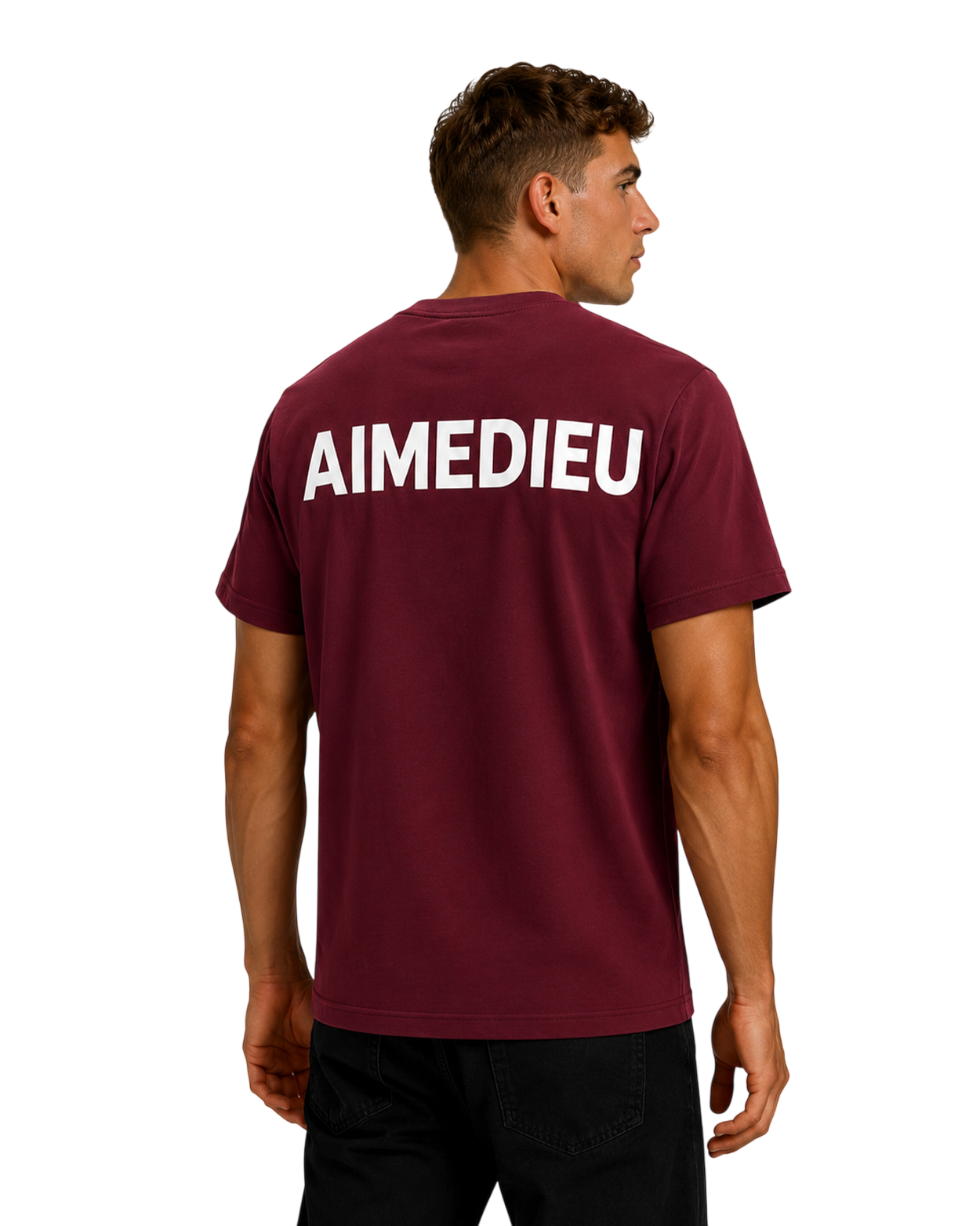 Heavyweight Oversized Tee - AIME Print AIMEDIEU
