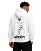Relaxed Statement Hoodie - LOVEGOD - Print AIMEDIEU