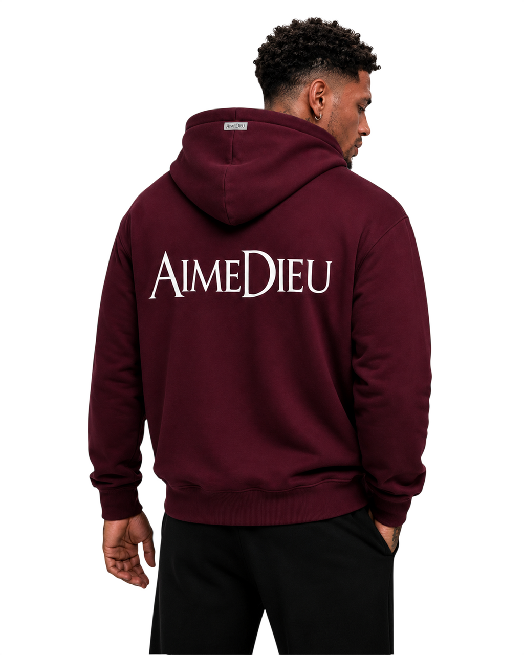 Oversized Graphic Hoodie - Paris Print AIMEDIEU