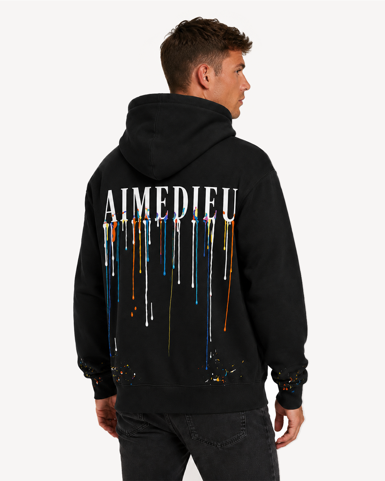 AIMEDIEU PAINT DRIP HOODIES