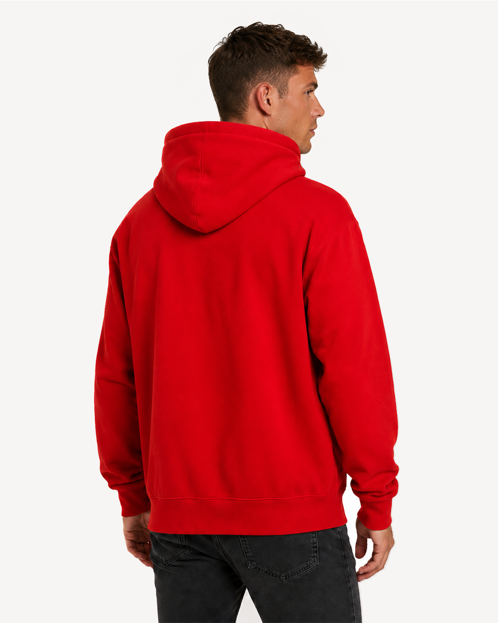 Unisex Relaxed Statement Hoodie - Boss Print AIMEDIEU