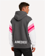 Oversized Colour Block Sleeve Hoodie AIMEDIEU