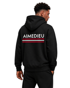 Relaxed Graphic Hoodie - Surfer Print AIMEDIEU