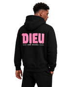 Mens Relaxed Paint Print Hoodie AIMEDIEU