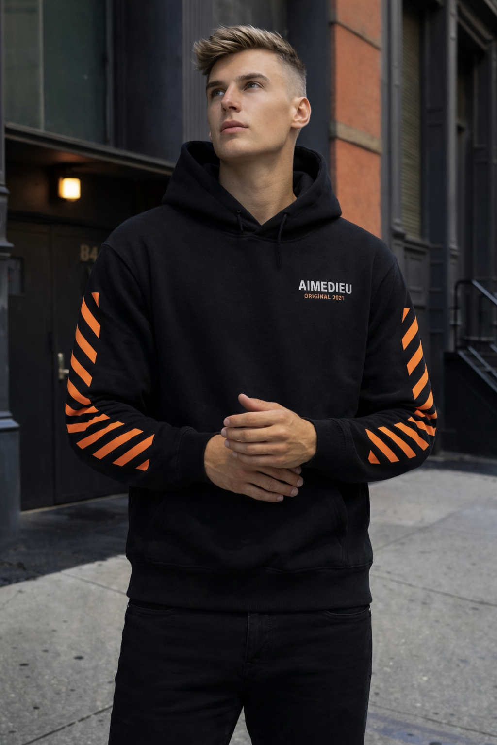 Aimedieu orange stripe