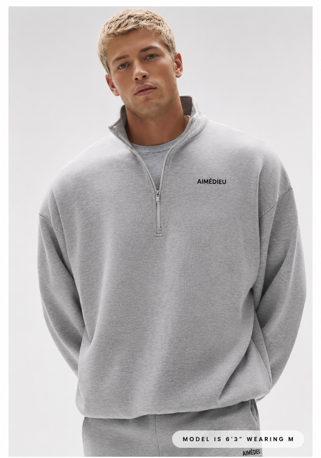 AIMEDIEU ICON Unisex Relaxed Quarter-Zip Pullover