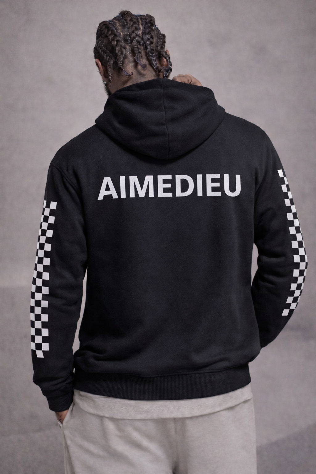 AD Checkered Hoodie