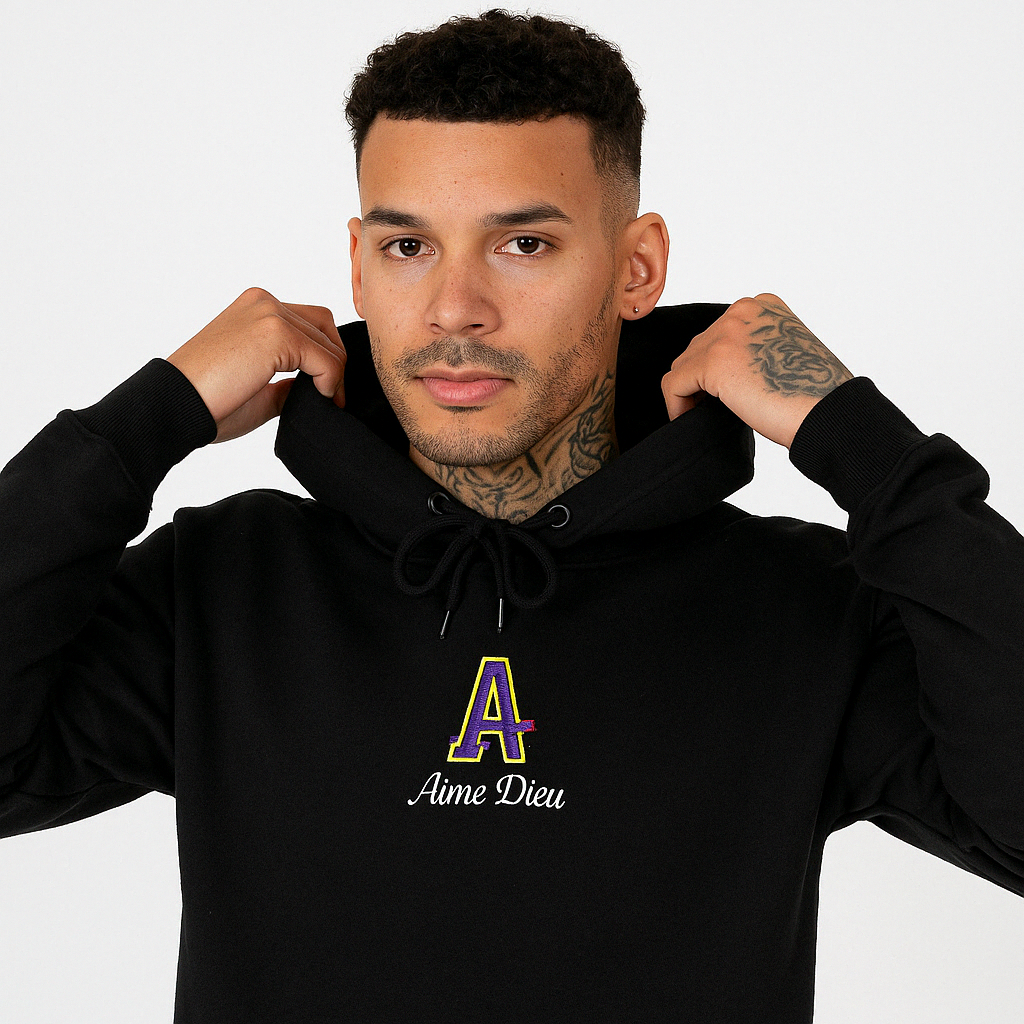 Block A Hoodie | Stylish Cotton Hoodie With Letter A