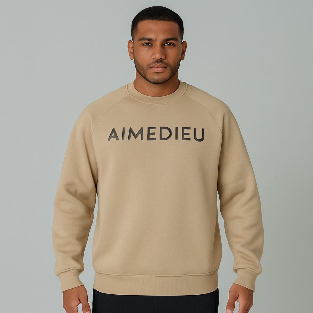 Aime Dieu Essential Sweatshirt - Oversized Sweats