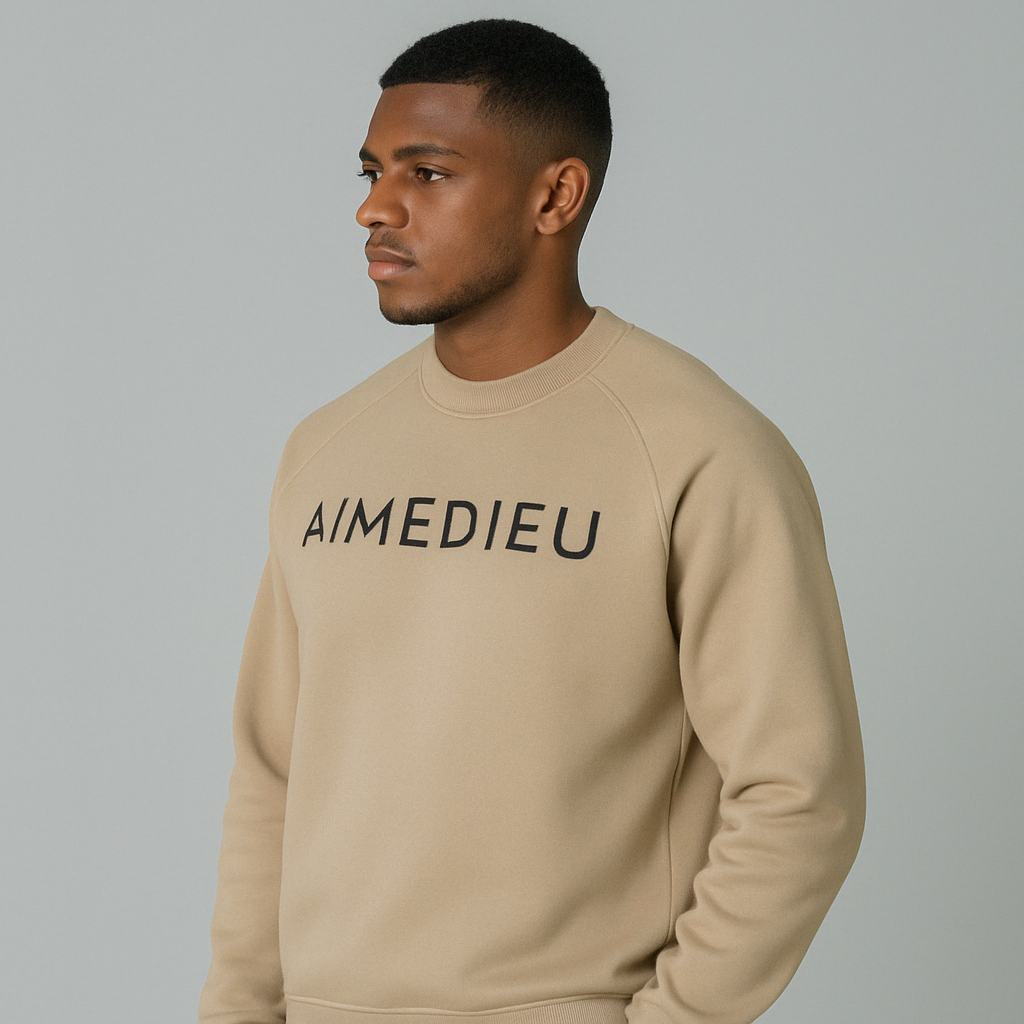 Aime Dieu Essential Sweatshirt - Oversized Sweats