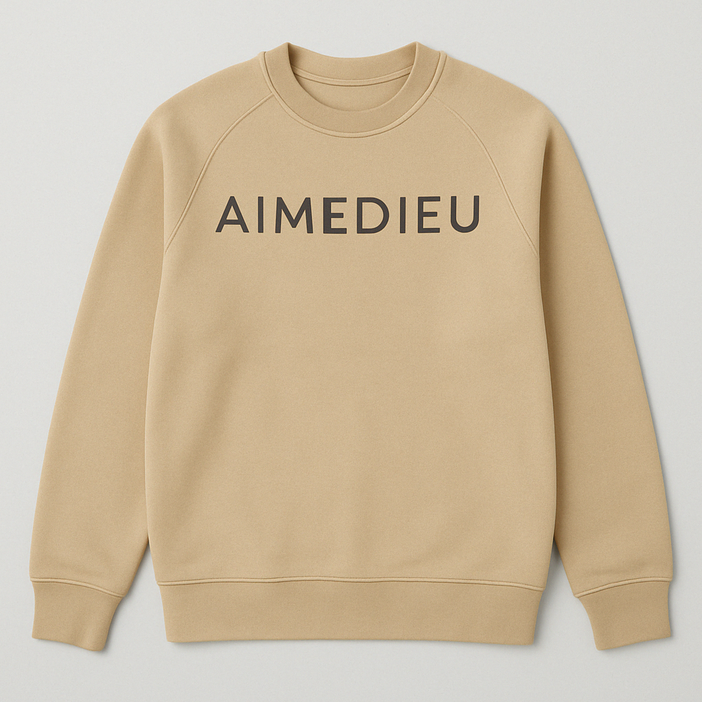 Aime Dieu Essential Sweatshirt - Oversized Sweats