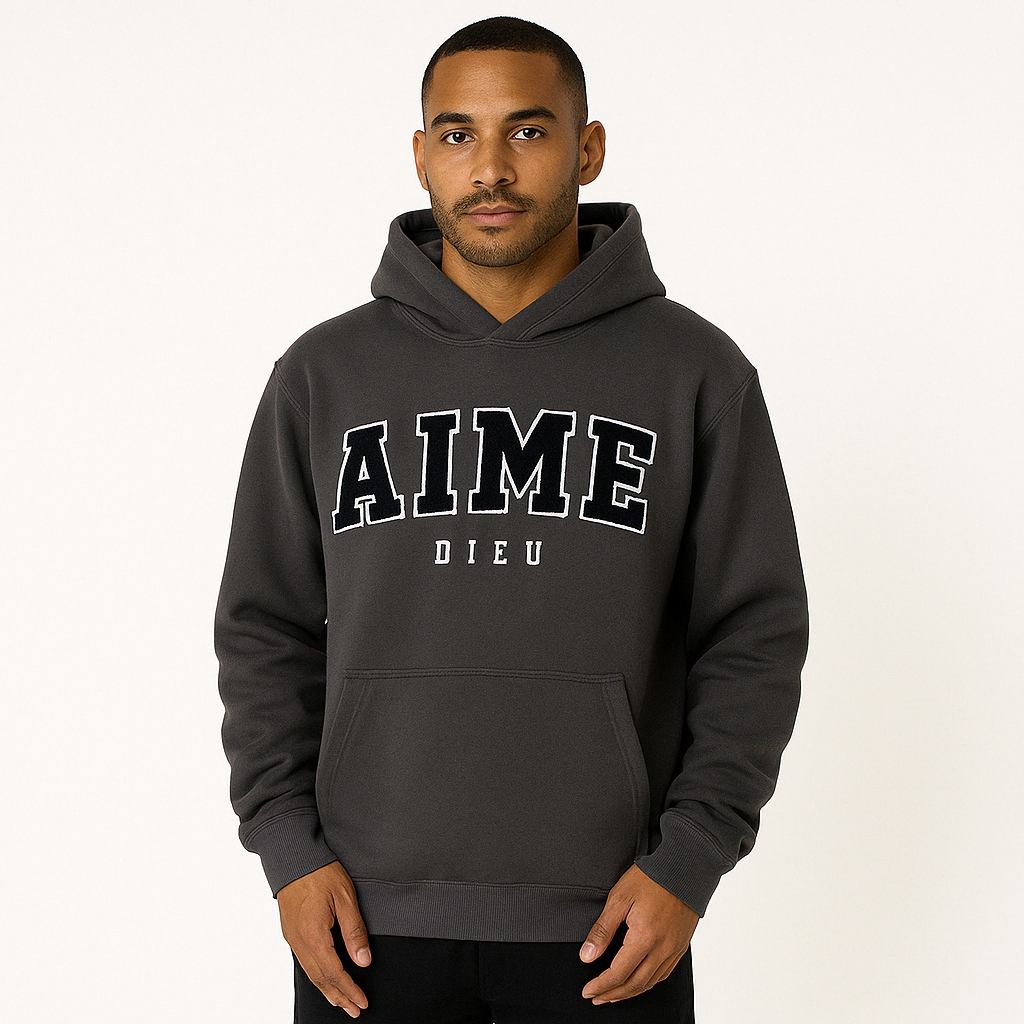 Aime Dieu Regular Chenille Hoodie