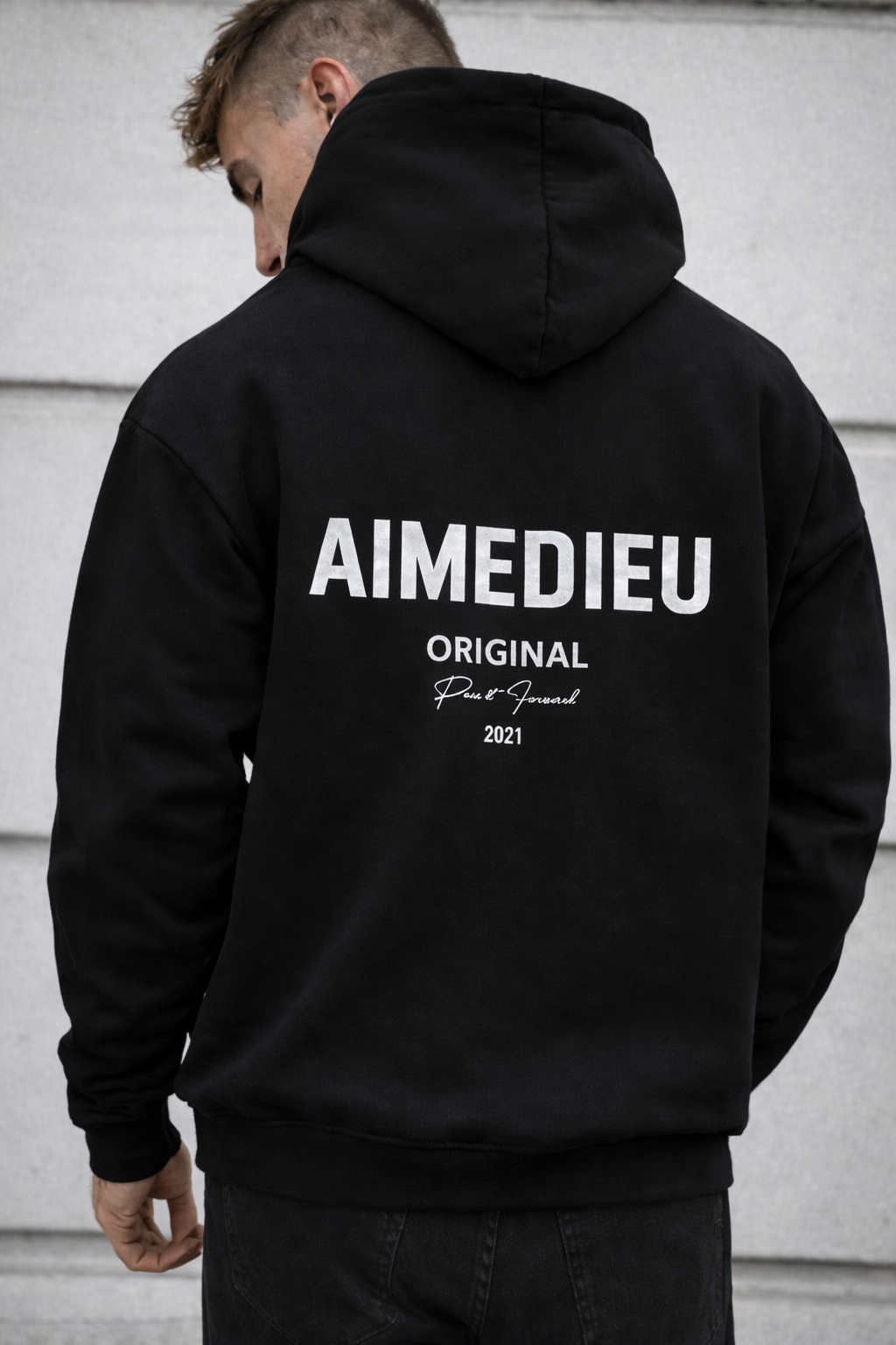 Classic Regular fit Hoodie -Pass It Forward AIMEDIEU