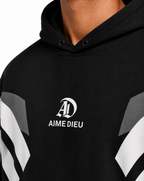Oversized Statement Hoodie - Rocky Print AIMEDIEU