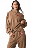Women's Quarter-Zip Sweatshirt & Joggers Airport Set