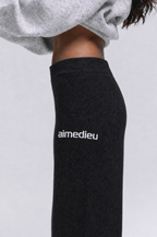 Women's Rib-Knit Sweatshirt & Straight-Leg Joggers Set