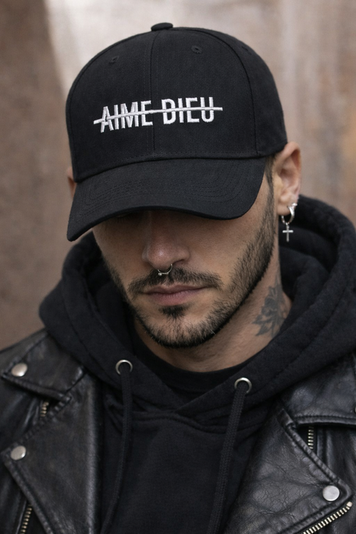 Embroidered Logo Snapback Cap AIMEDIEU