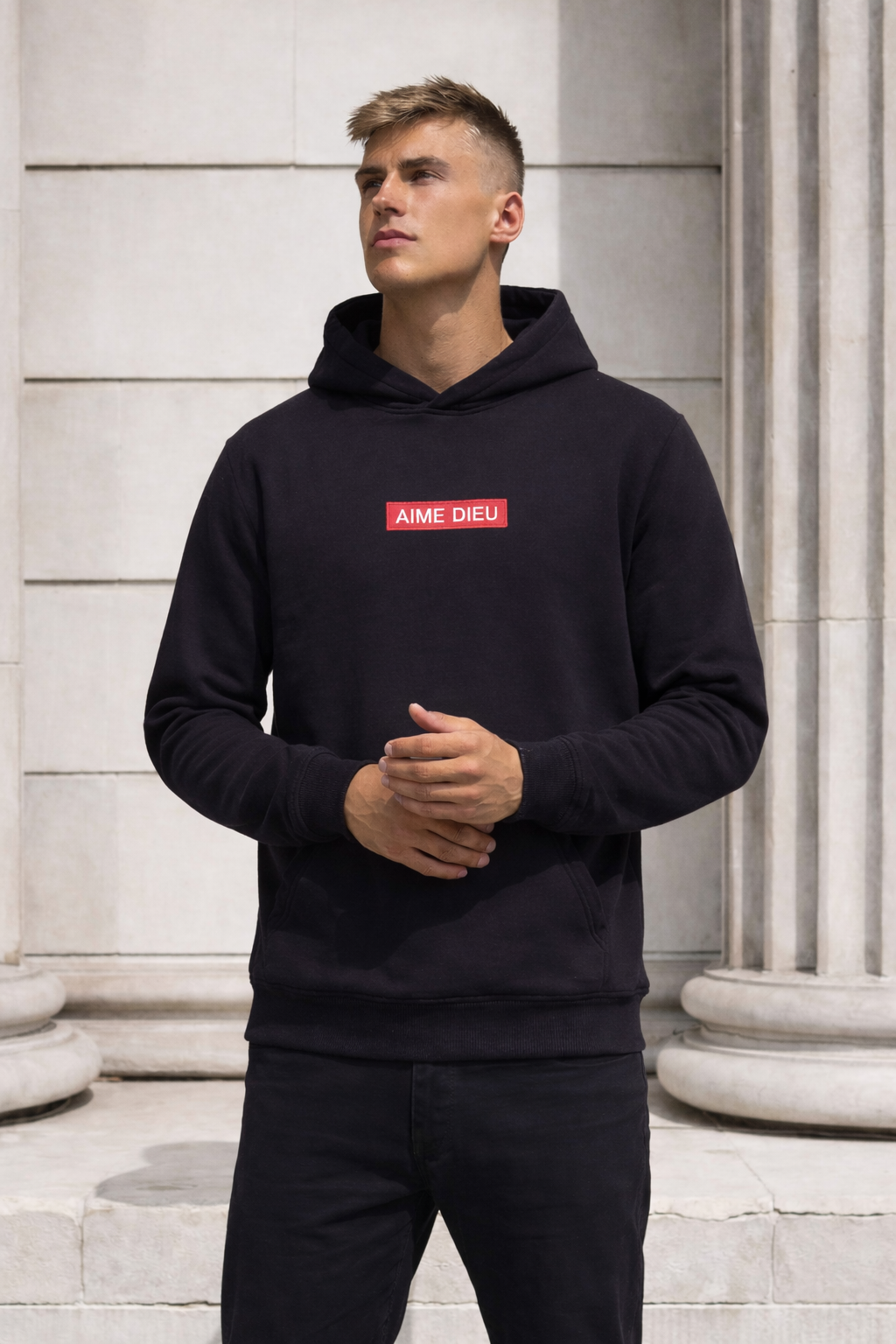 AIMEDIEU Red Box Hoodie