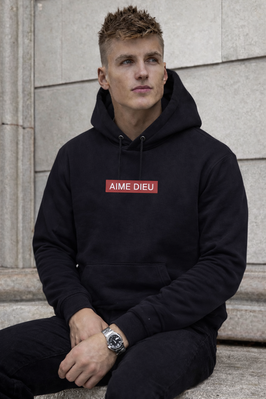 AIMEDIEU Red Box Hoodie
