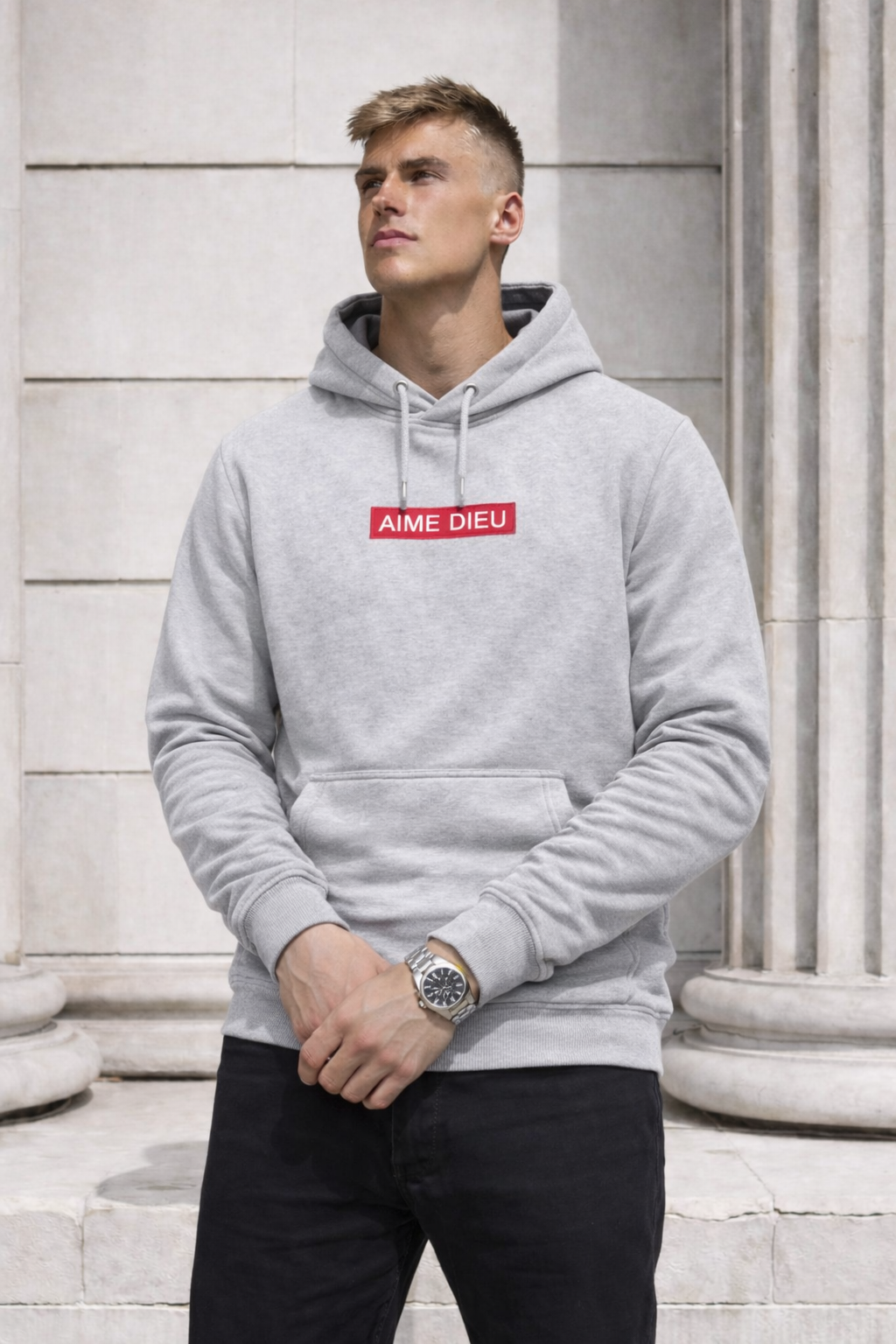 AIMEDIEU Red Box Hoodie