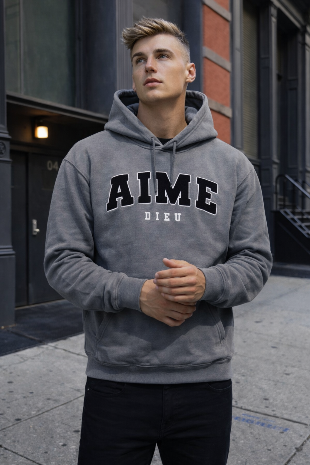 AIMEDIEU Regular Chenille Hoodie