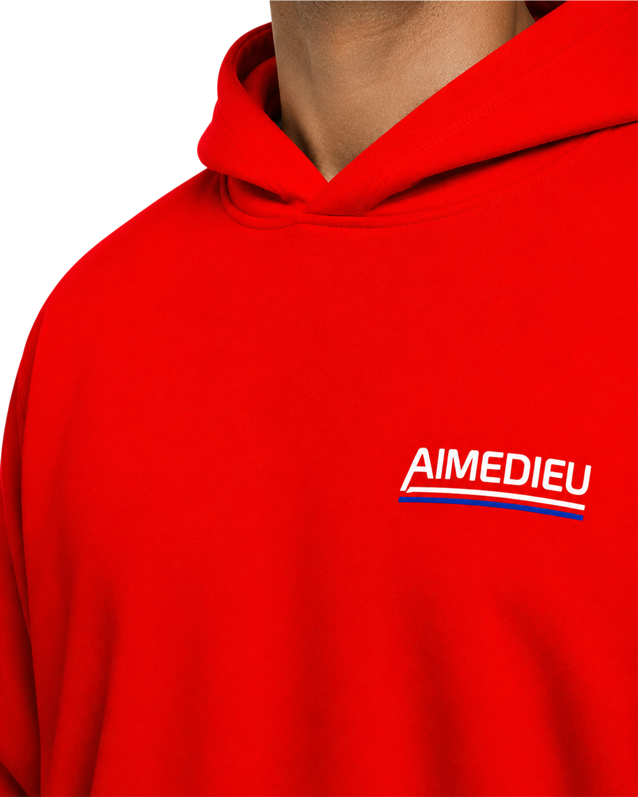 Relaxed Graphic Hoodie - Surfer Print AIMEDIEU