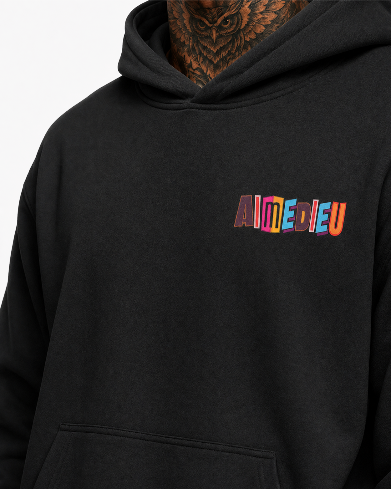 Relaxed Basketball Graphic Hoodie - AIMEDIEU