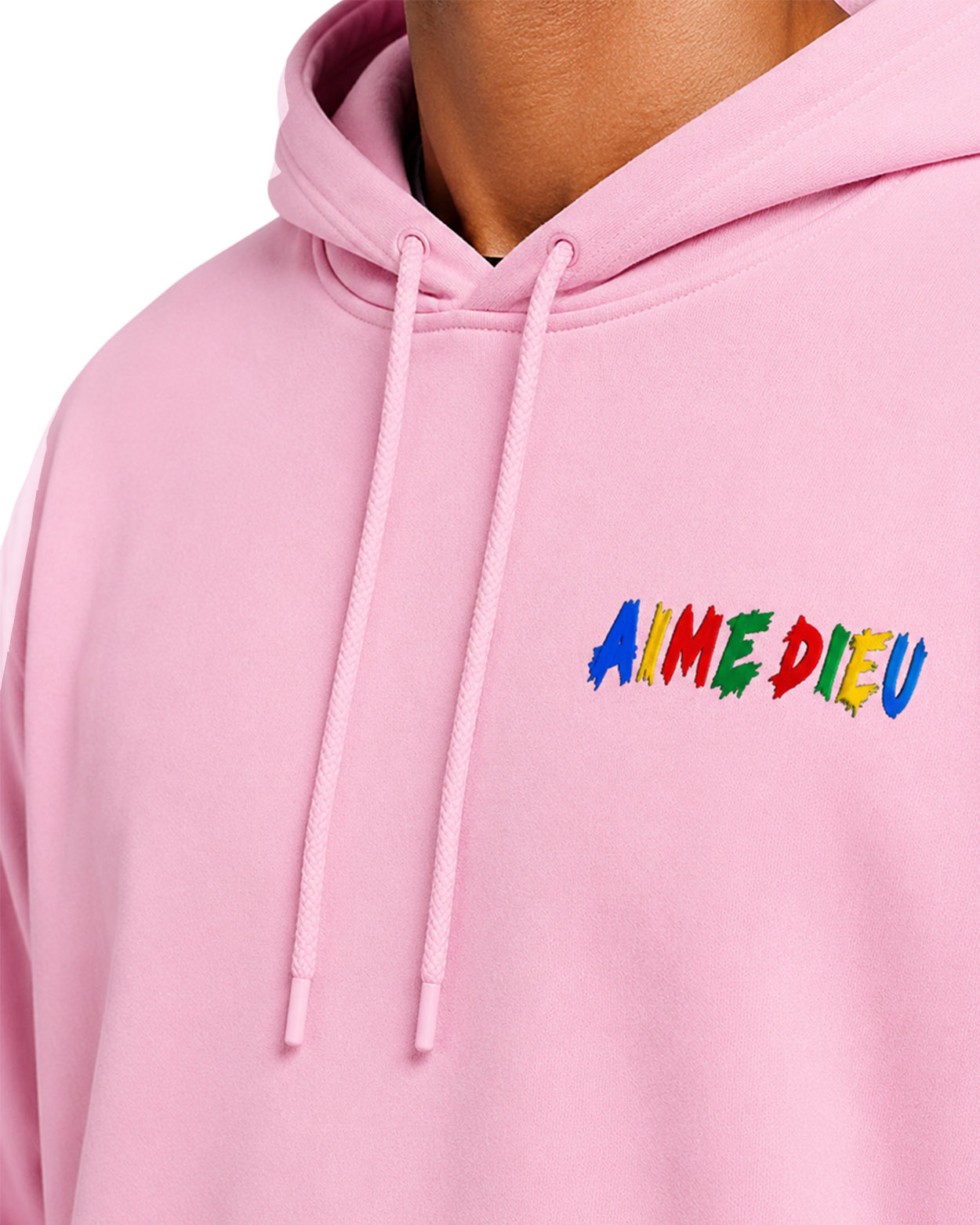 Relaxed Paint Splatter Graphic Hoodie AIMEDIEU