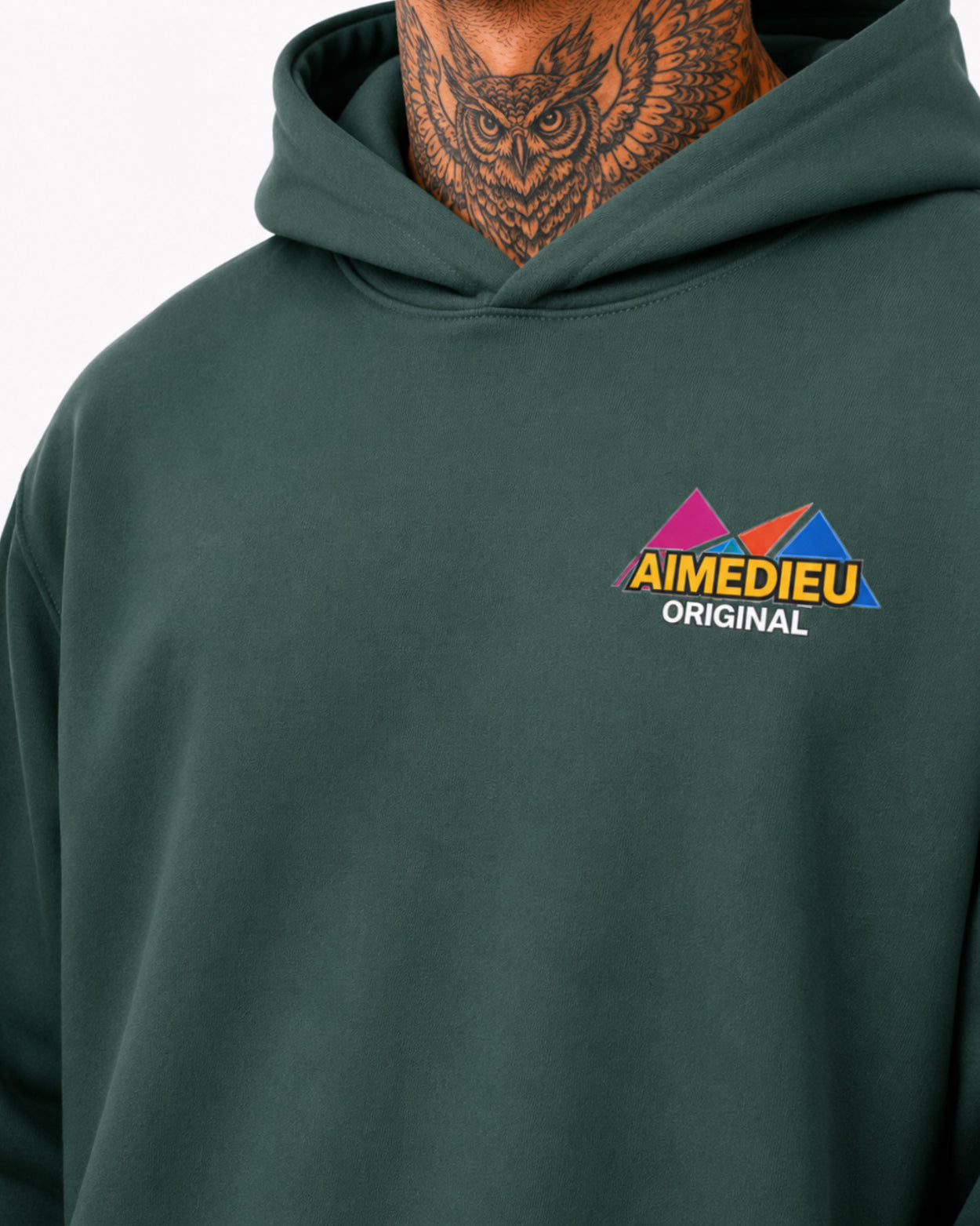 AIMEDIEU BACK GRAPHIC HOODIE