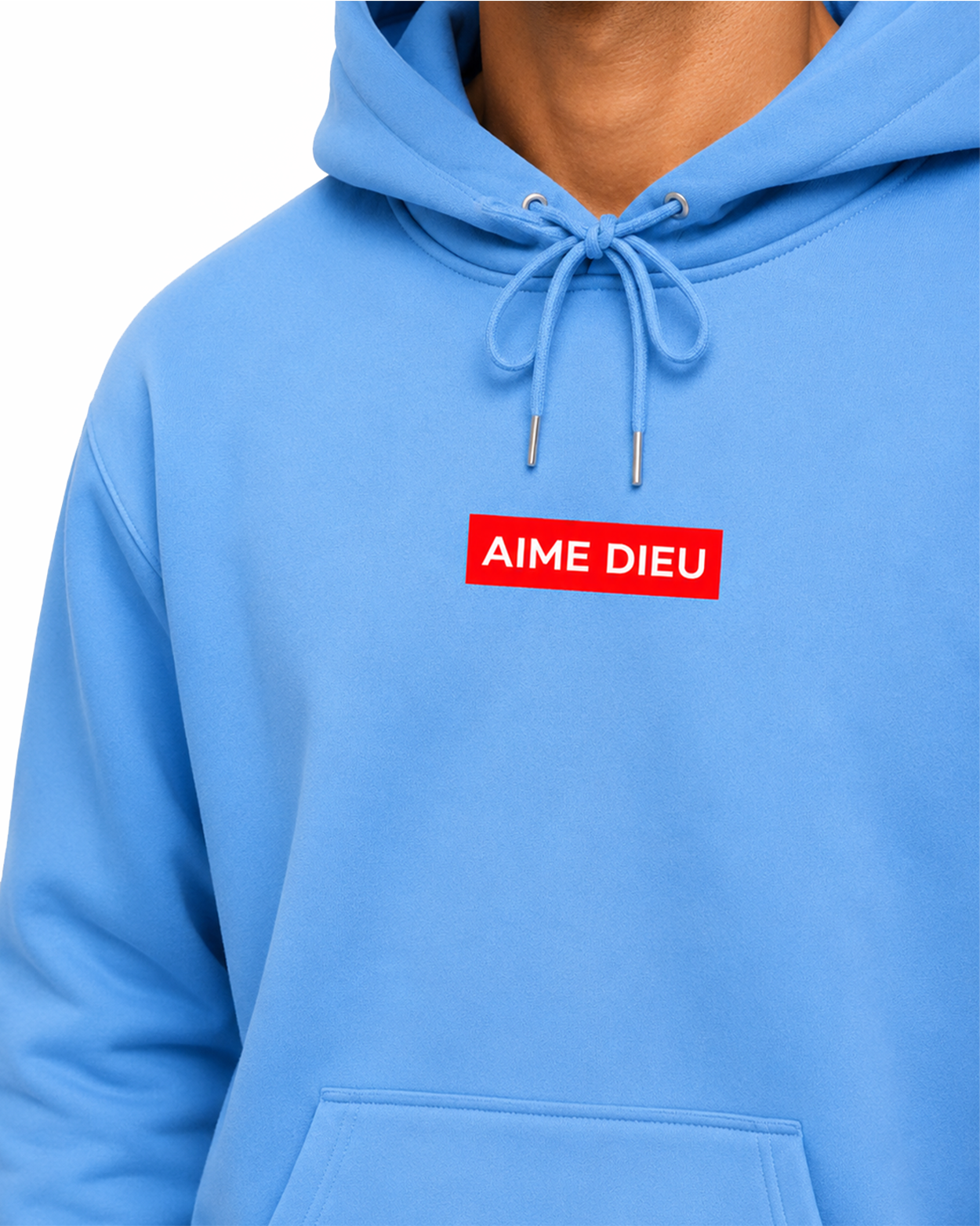 Regular Box Logo Hoodie - Red AIMEDIEU