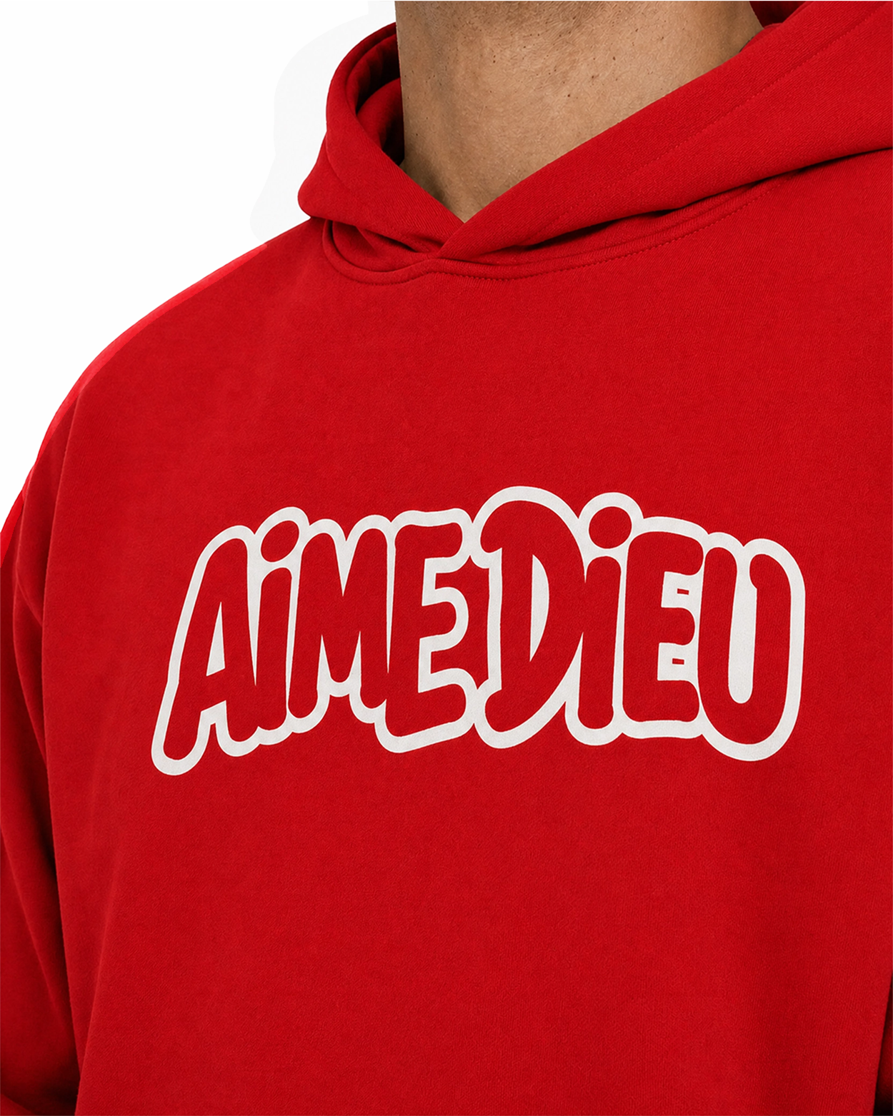 AIMEDIEU BUBBLE FONT HOODIE