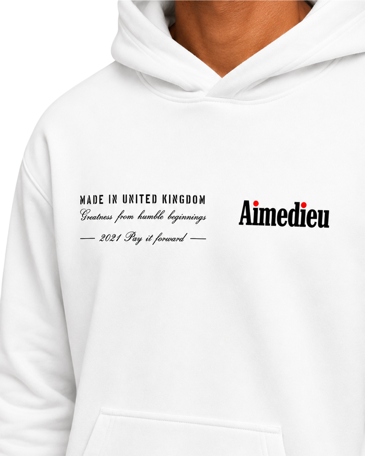 Relaxed Statement Hoodie - LOVEGOD - Print AIMEDIEU