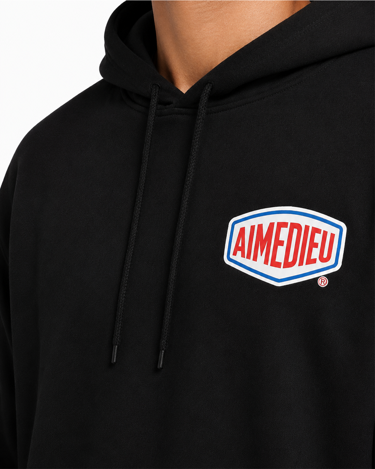 Relaxed Graphic Deus Logo Hoodie AIMEDIEU