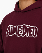 AIMEDIEU BUBBLE FONT HOODIE