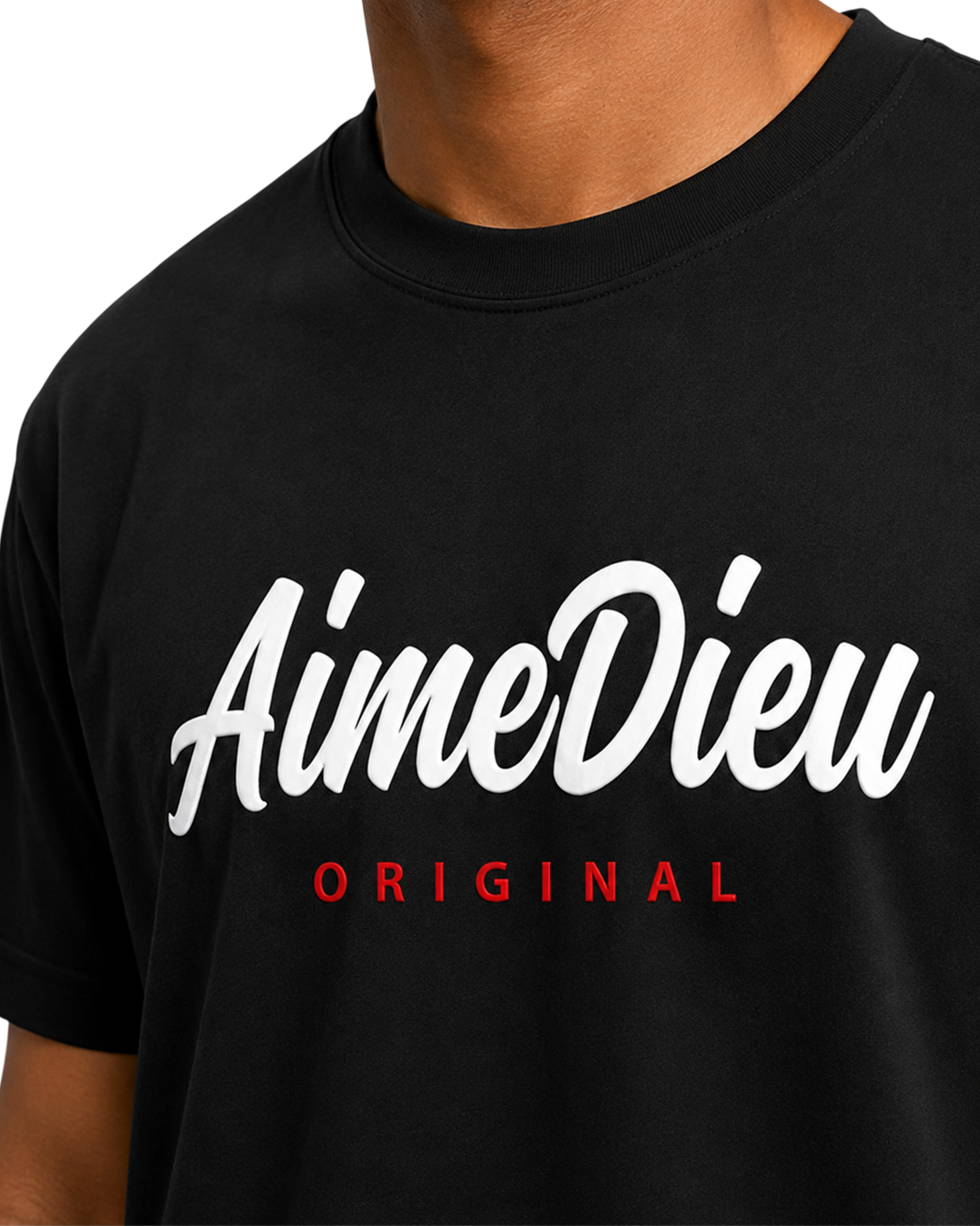 Regular Scribble Print Oversized Tee AIMEDIEU