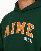 Unisex Regular Hoodie - Forest Green AIMEDIEU