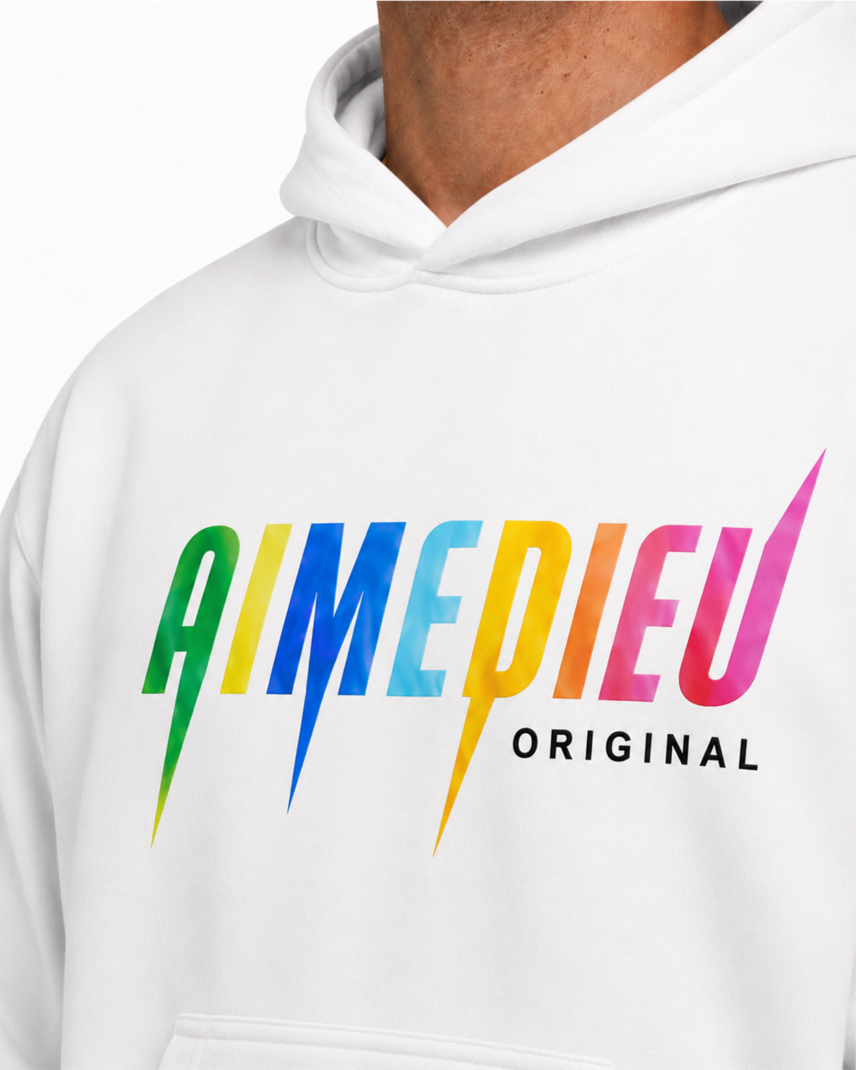 Relaxed Star Print Hoodie AIMEDIEU