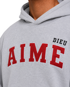 AIMEDIEU Red Block Hoodie
